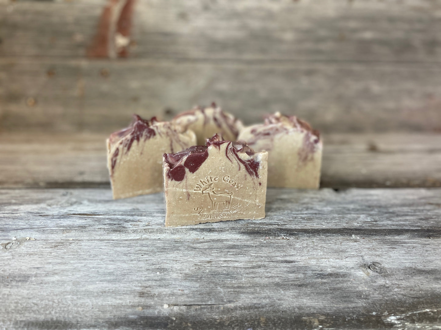 Black Raspberry Vanilla goat milk bar soap