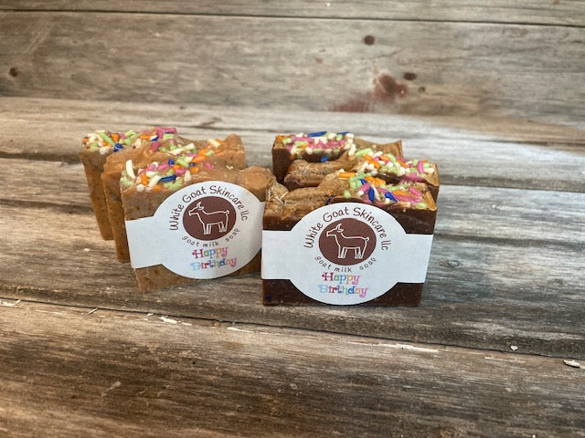 Happy Birthday goat milk bar soap