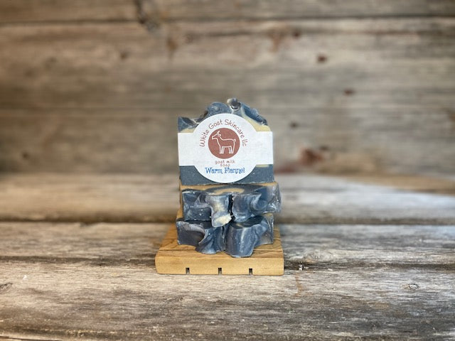 Warm Flannel goat milk bar soap