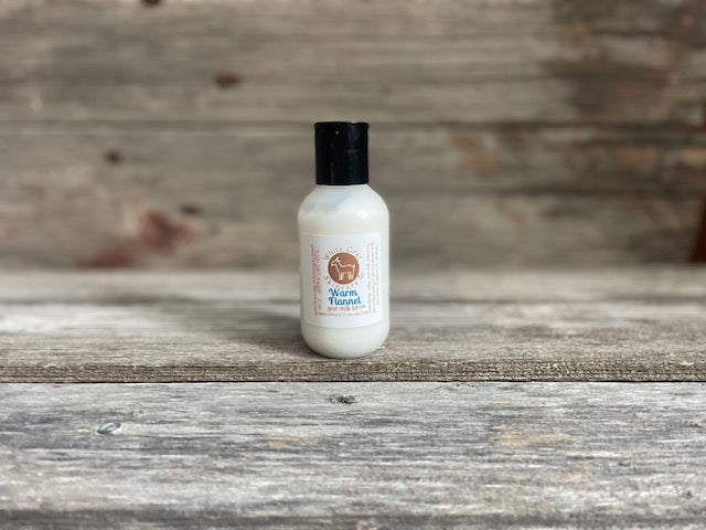 Warm Flannel goat milk lotion