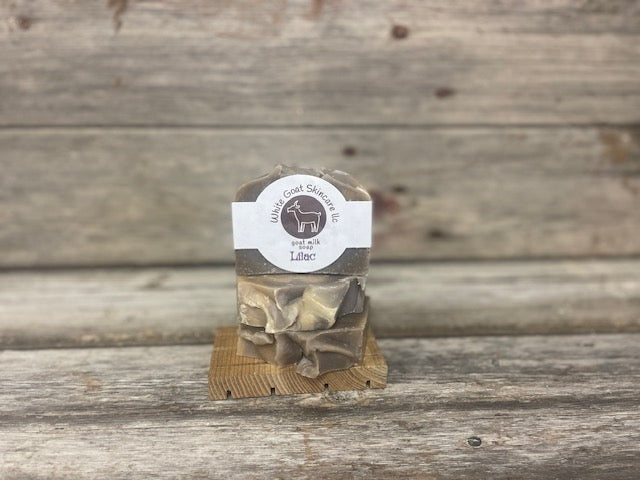 Lilac goat milk bar soap
