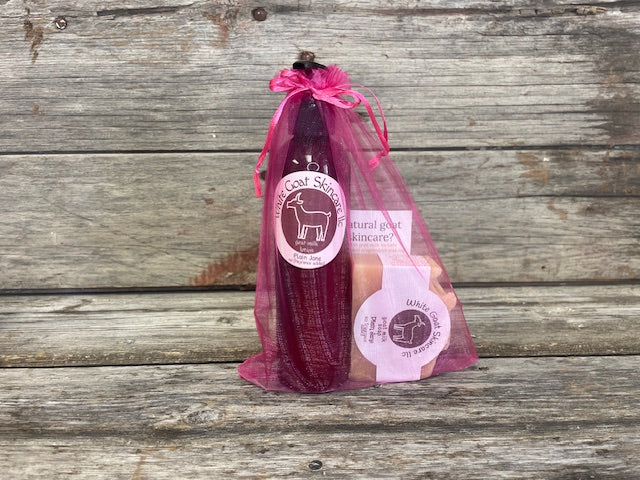 Goat milk soap & lotion gift set