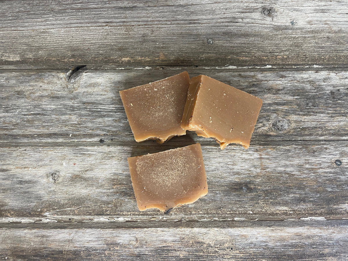 Fresh Brewed goat milk bar soap