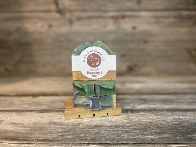 Blackberry Sage goat milk bar soap