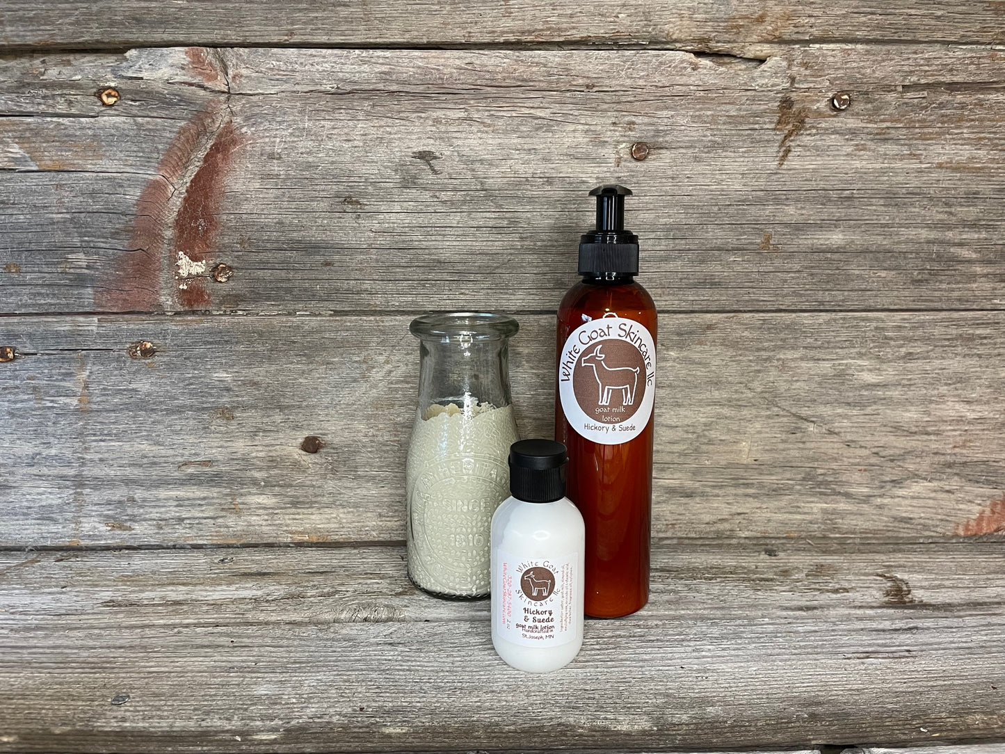 Hickory & Suede goat milk lotion