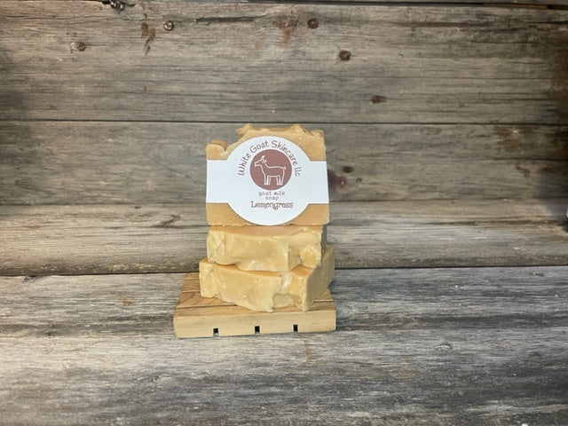 Lemongrass goat milk bar soap