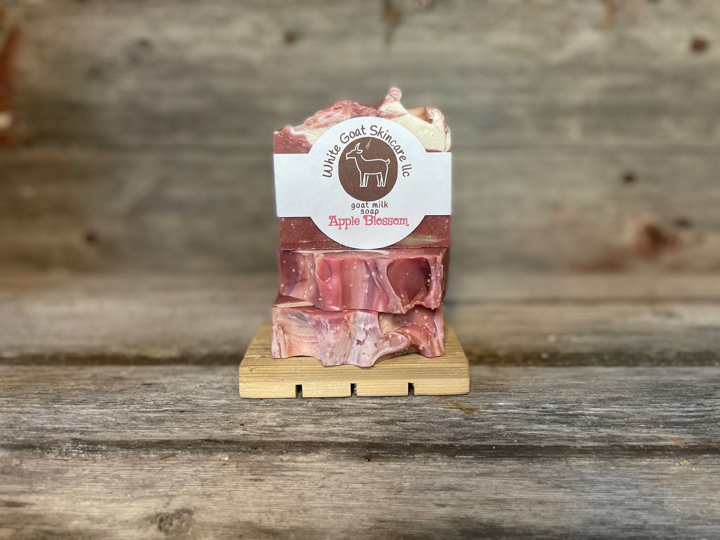 Apple Blossom goat milk bar soap
