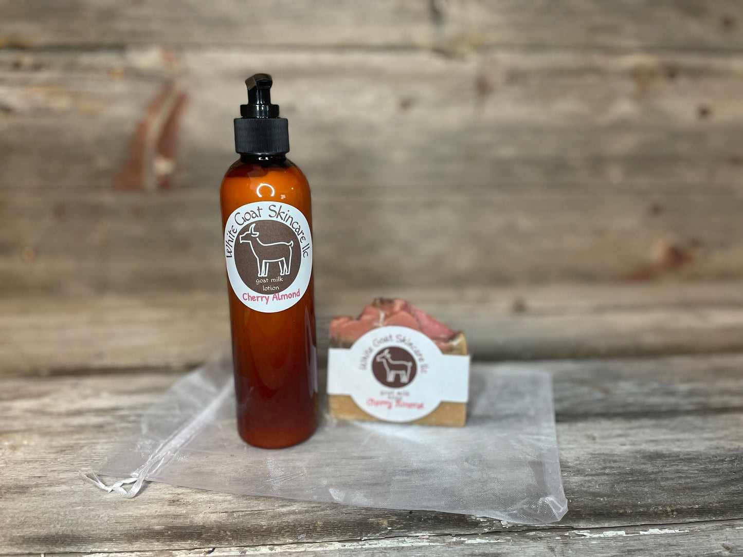 Goat milk soap & lotion gift set