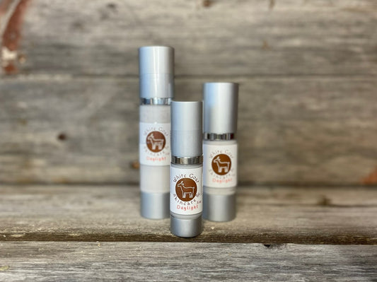 "Daylight" day time natural organic goat milk face lotion