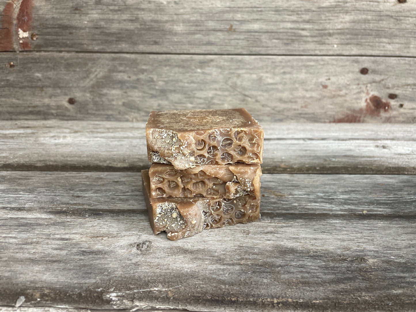 Honey & Oatmeal goat milk bar soap