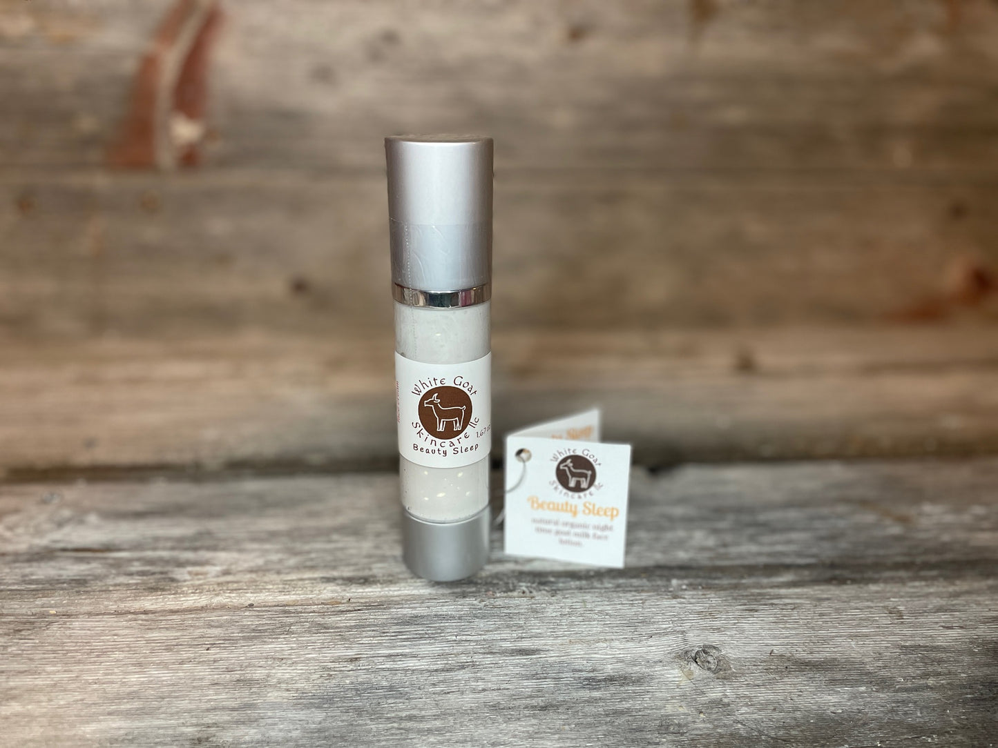 "Beauty Sleep" night time organic goat milk face lotion