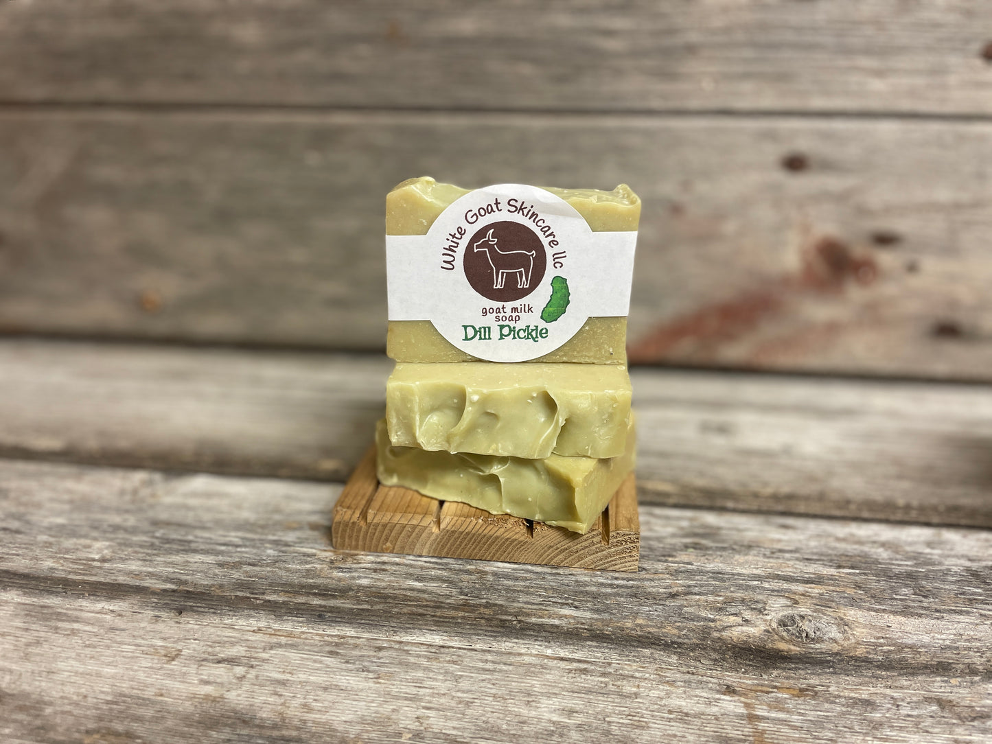 Dill Pickle goat milk bar soap