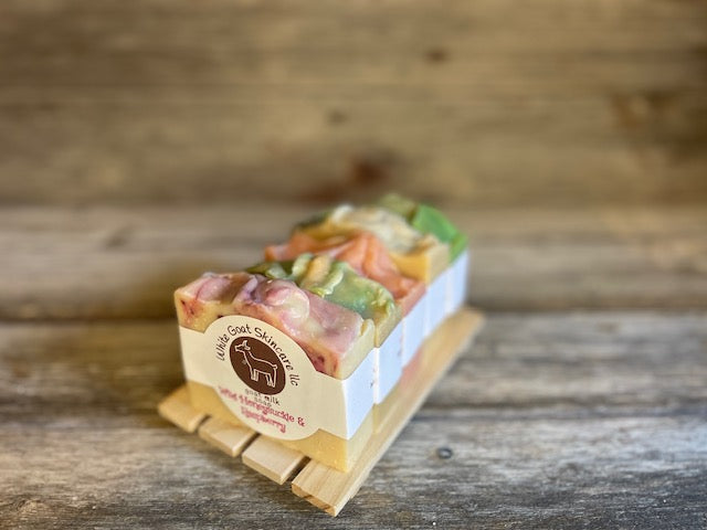 Spring goat milk bar soap collection