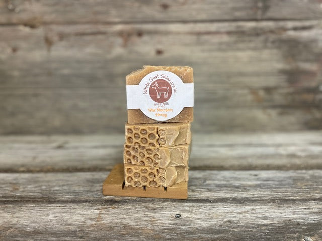 Wild Mountain Honey goat milk bar soap