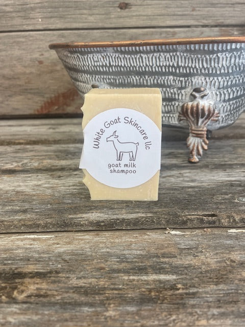 Goat milk shampoo bar soap
