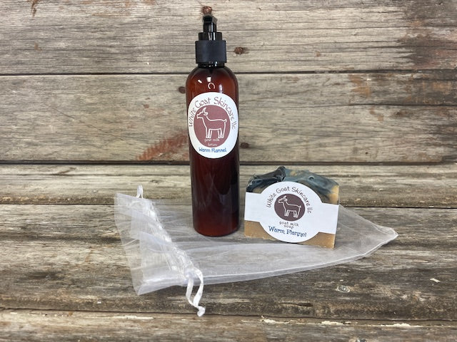 Goat milk soap & lotion gift set