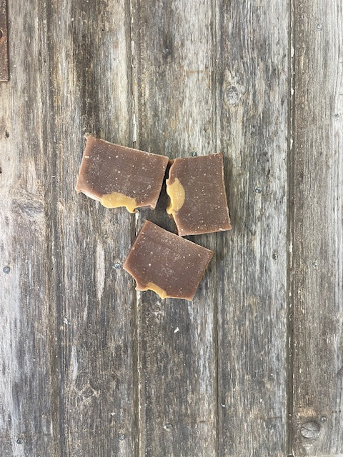 Bourbon Vanilla goat milk bar soap
