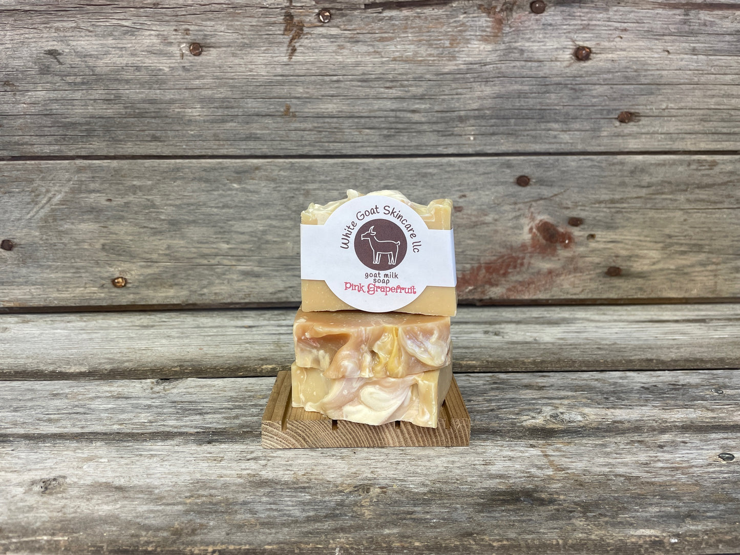 Pink Grapefruit goat milk bar soap