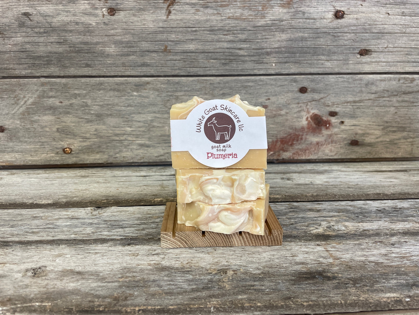 Plumeria goat milk bar soap