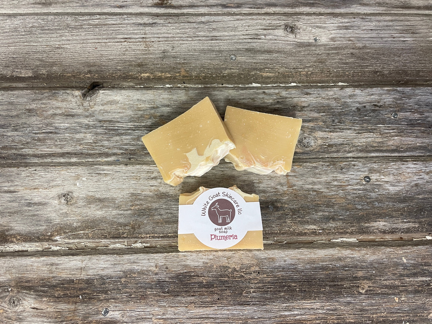 Plumeria goat milk bar soap